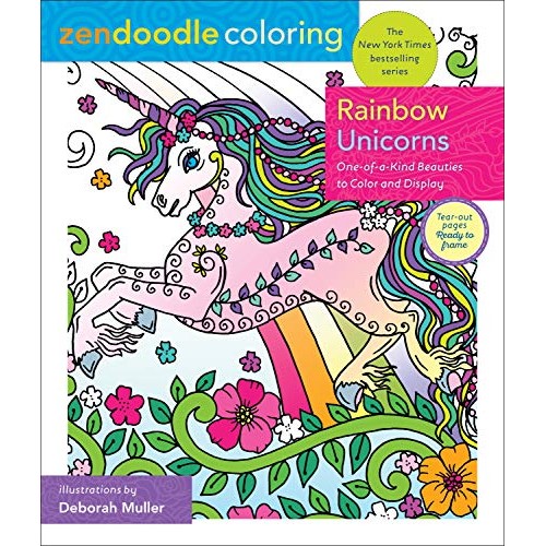 Rainbow Unicorns (Zendoodle Coloring) Rainbow Unicorns (Zendoodle Coloring)