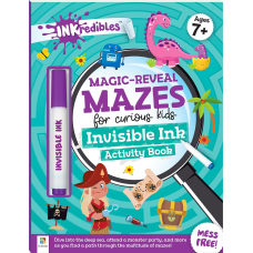 Inkredibles: Magic-Reveal Mazes Invisible Ink Activity Book