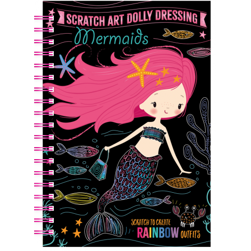 Scratch Art Dolly Dressing: Mermaids Scratch Art Dolly Dressing: Mermaids