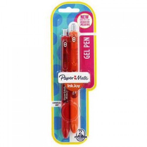 Paper Mate Inkjoy Gel Pen Pack / 0.7mm (Pack of 2) Medium Point (Red+Other Colours) Paper Mate Inkjoy Gel Pen Pack / 0.7mm (Pack of 2) Medium Point (Red+Other Colours)