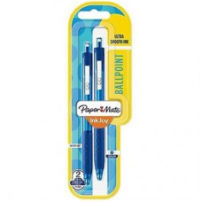 Paper Mate Inkjoy Ball Point Pens - Blue / 1.0mm (Pack of 2) Medium Point Paper Mate Inkjoy Ball Point Pens - Blue / 1.0mm (Pack of 2) Medium Point