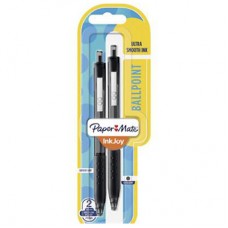 Paper Mate Inkjoy Ball Point Pens - Black / 1.0mm (Pack of 2) Medium Point Paper Mate Inkjoy Ball Point Pens - Black / 1.0mm (Pack of 2) Medium Point