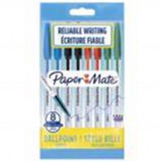 Paper Mate Ball Point Pens - Assorted / Pack of 8 (1.0mm) Paper Mate Ball Point Pens - Assorted / Pack of 8 (1.0mm)
