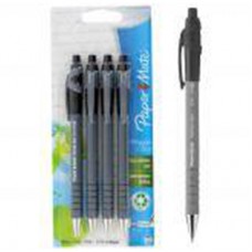 Paper Mate Flexgrip Ultra Ball Point Pens - Black / Pack of 4 (1.0mm) Paper Mate Flexgrip Ultra Ball Point Pens - Black / Pack of 4 (1.0mm)